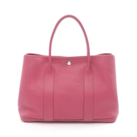 Hermes Hermès Garden Party PM Tote Bag, Leather, Fjord, Women's, Pink