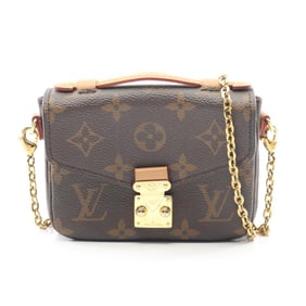 Louis Vuitton Micro Metis Monogram Handbag, Coated Canvas and Leather, Brown, M81267, Women's