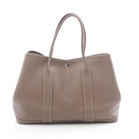 Hermes Hermès Garden Party PM Tote Bag in Negonda Leather, Gray, for Women