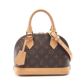 Louis Vuitton Alma BB Monogram Handbag, Coated Canvas and Leather, Brown, M46990