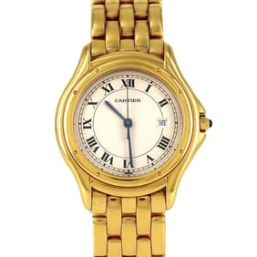 Cartier Panthere Cougar YG W25013B9 Quartz Watch