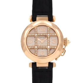 Cartier Pasha 32 PG Grid D Convex WJ116836 PG/RG Automatic Watch