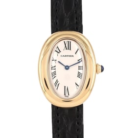 Cartier Baignoire 1920 YG W1506056 Quartz Watch