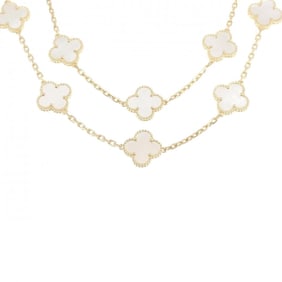 Van Cleef & Arpels Vintage Alhambra 20 Motif Necklace