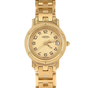 Hermès Clipper YG CL4.285 Quartz Watch