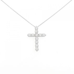 Tiffany large cross necklace