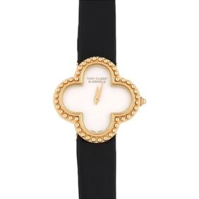 Van Cleef & Arpels Alhambra YG 136574 VCARD22000 Quartz Watch