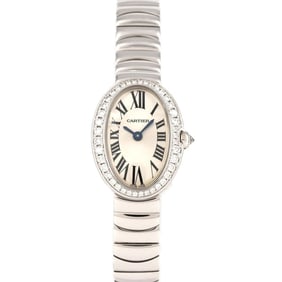 Cartier Mini Baignoire WG D WB520025 Quartz Watch