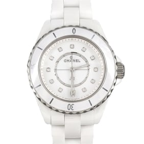 Chanel J12 33mm Ceramic 12P Watch H5703 Quartz