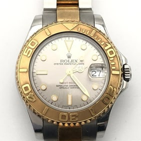 ROLEX Yacht-Master Watch 68623 Gold/Silver Rolex U-Serial Number