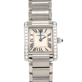 Cartier Tank Française SM D W4TA0008 Stainless Steel Quartz Watch