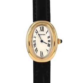 Cartier Baignoire YG W1506056 Quartz Watch