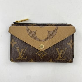 LOUIS VUITTON Porte Carte Recto Verso Business Card Case M81303 Monogram Reverse Brown Louis Vuitton