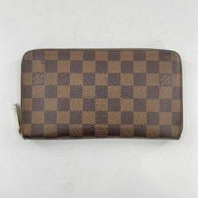 LOUIS VUITTON Zippy Organizer Long Wallet N60003 Damier Brown Louis Vuitton