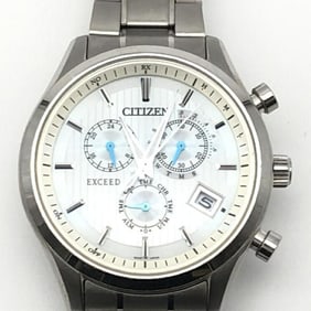 CITIZEN Exceed Watch AT3030-58B Silver