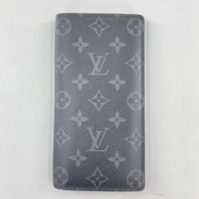 LOUIS VUITTON Portefeuille Brazza M61697 Long Wallet Monogram Black Louis Vuitton