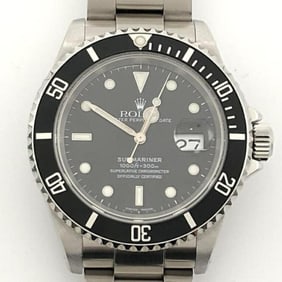 ROLEX Submariner Watch 16610 Silver Rolex