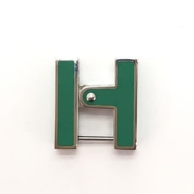 HERMES Mono-Earring habascule single earring, green, Hermès