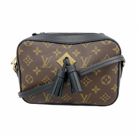 Louis Vuitton Monogram Saintonge Shoulder Bag M43555 Brown Noir Women's