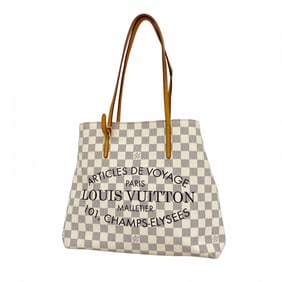 Louis Vuitton Damier Azur Cabas MM Tote Bag N41375 White Women's P1858252