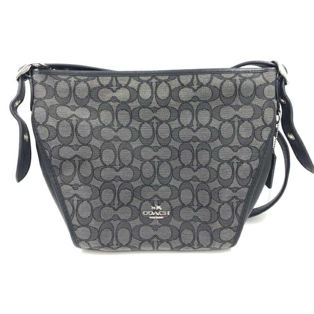 COACH Signature Shoulder Bag, Outline, Gray, H1780-25697: --- Catalog ---Category: SizeSize (HxWxD): 24cm x 30cm x 8.5cm / 9.44'' x 11.81'' x 3.34''Strap Length: 96.5cm - 135.5cm / 37.99'' - 53.34''Category: DesignType: Shoulder bagColor: GrayGender: WomenCa