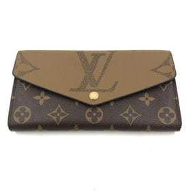 LOUIS VUITTON Monogram Giant Reverse Portefeuille Sarah M80726 with IC chip response, R-C Louis