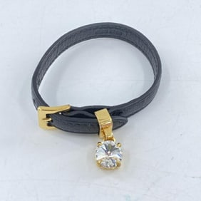 Miu Miu Miu bracelet in black with stones.