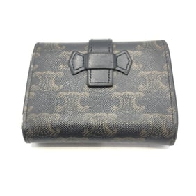 CELINE Triomphe Canvas Fine Strap Wallet F-FG-2232