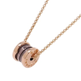 BVLGARI B-zero1 Necklace in 18K Pink Gold and Bronze Ceramic 353004