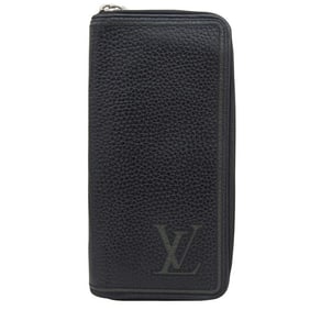 Louis Vuitton Zippy Wallet Vertical M68228 LV Round Long Leather Black