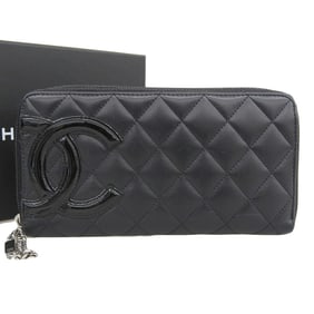 CHANEL Cambon Line Round Long Wallet A50078 with Seal, 19th Series, Boutique 2014/8/19DK