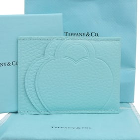 Tiffany & Co. Return to Card Case, Leather, Blue