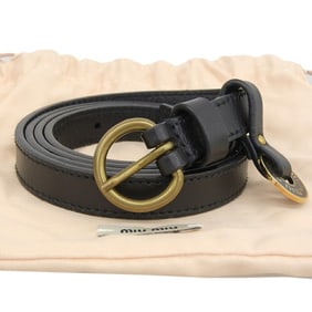 Miu MIUMIU Belt 85/34 Women's Slim Waist