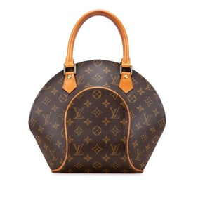 Louis Vuitton Monogram Ellipse PM Handbag M51127 Brown Leather Women's LOUIS VUITTON