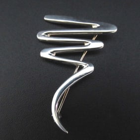 Tiffany & Co. Paloma Picasso Scribble Brooch in 925 SV Silver for Women