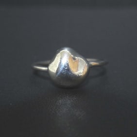 Tiffany & Co. Elsa Peretti Nugget Ring, 925SV Silver, Women's