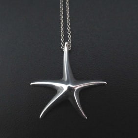 Tiffany & Co. Elsa Peretti Starfish Necklace Pendant 925SV Silver Women's