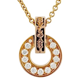 BVLGARI Necklace 18K Diamond Women's Pre-owned