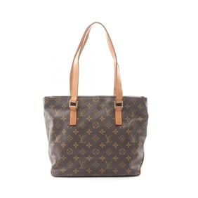Louis Vuitton Cabas Piano Monogram Shoulder Bag, Coated Canvas and Leather, Brown, M51148
