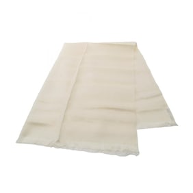 Hermes HERMES Silk Scarf Women's White