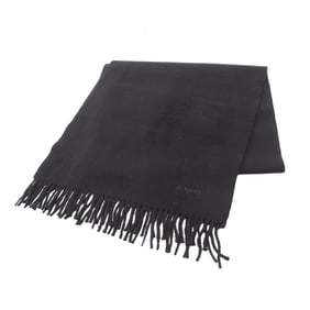 Hermes HERMES scarf clothing cashmere men's women's black