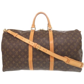 Louis Vuitton Keepall Bandouliere 55 Monogram M41414 Brown Boston Bag LV 0951 LOUIS VUITTON