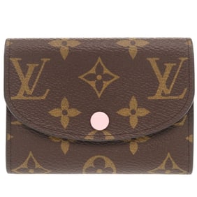 Excellent condition Louis Vuitton Porte Monnaie Rosalie Monogram M62361 Rose Ballerine Bifold Wallet