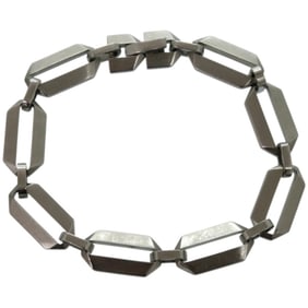 Excellent condition Tiffany Paloma Picasso stainless steel and silver bracelet, 2080, TIFFANY & Co.