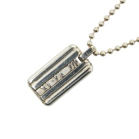 Tiffany Atlas Plate Necklace in 925 Sterling Silver for Women. TIFFANY & Co.