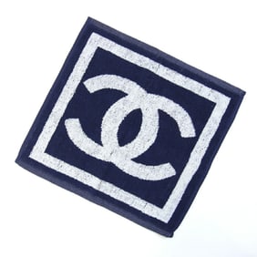 Chanel Sport Hand Towel, Navy/White, 100% Cotton, Coco Mark, Women's, CHANEL