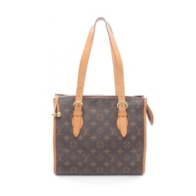 Louis Vuitton Popincourt Au Monogram Tote Bag, Coated Canvas and Leather, Women's, Brown, M40007