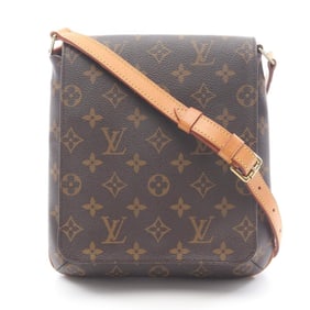 Louis Vuitton Musette Salsa Short Strap Monogram Shoulder Bag, Coated Canvas and Leather, Brown,