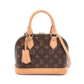 Louis Vuitton Alma BB Monogram Handbag, Coated Canvas and Leather, Women's, Brown, M53152