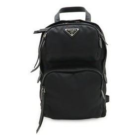 PRADA Triangle Bag, Body Bag/Shoulder Nylon and Leather, Black, Purchased at an Overseas Boutique,